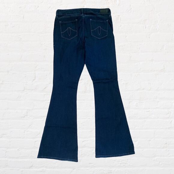 Anthropologie Level 99 flare dark wash jeans - Picture 2 of 4